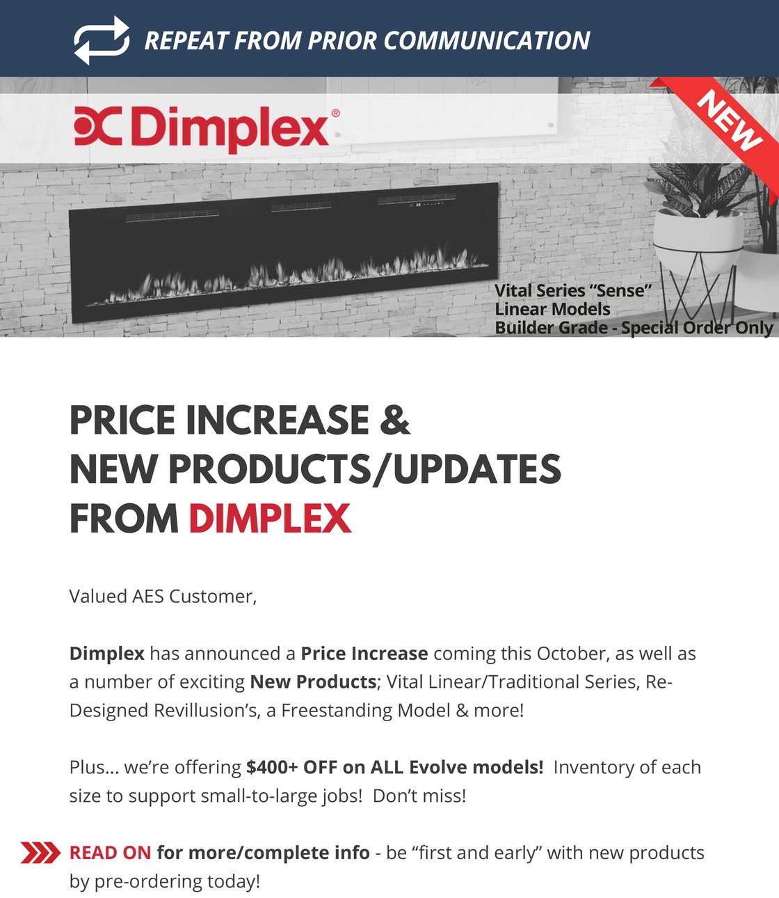 Body - Dimplex Price Increase and New Products Oct 2025 v2-2
