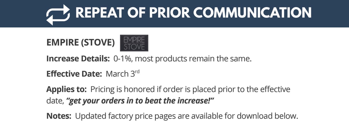 Body - Empire,  Real Fyre, Kingsman and Metal Fab Pricing-6