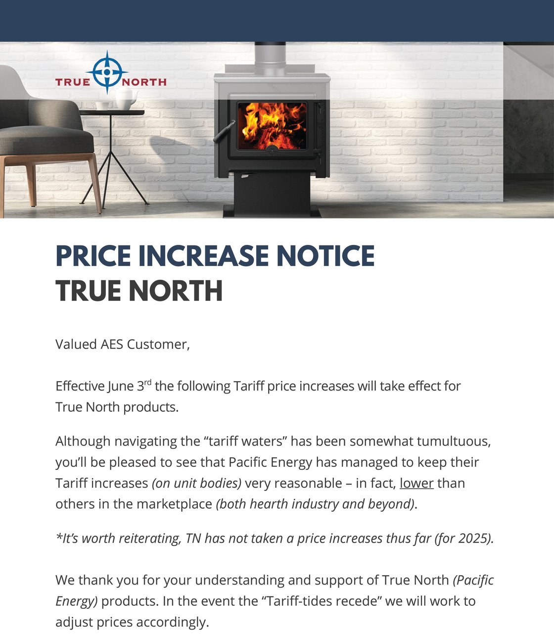 Body - June 2025 TN Only Price Increase Notice-1-1