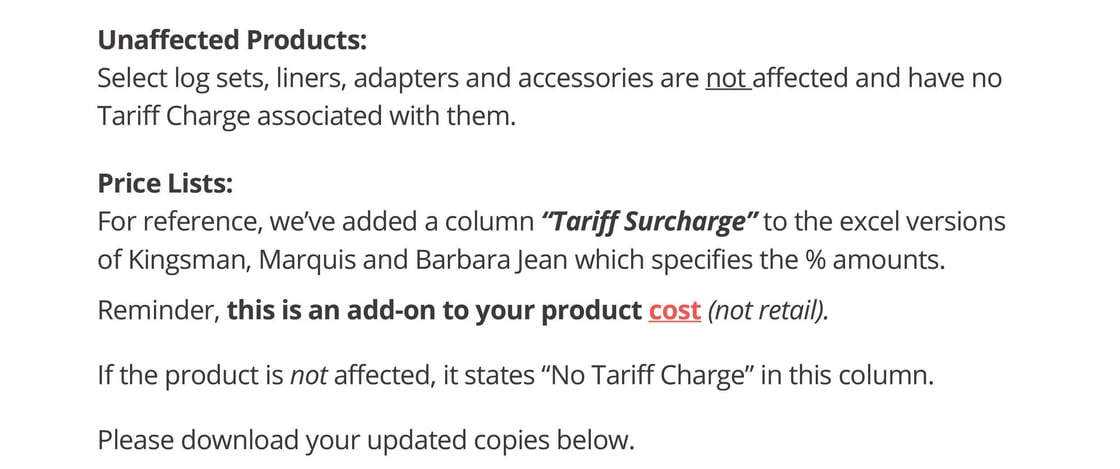 Body - KF MQ BJ Tariff Cost Increase April 2026-3-1