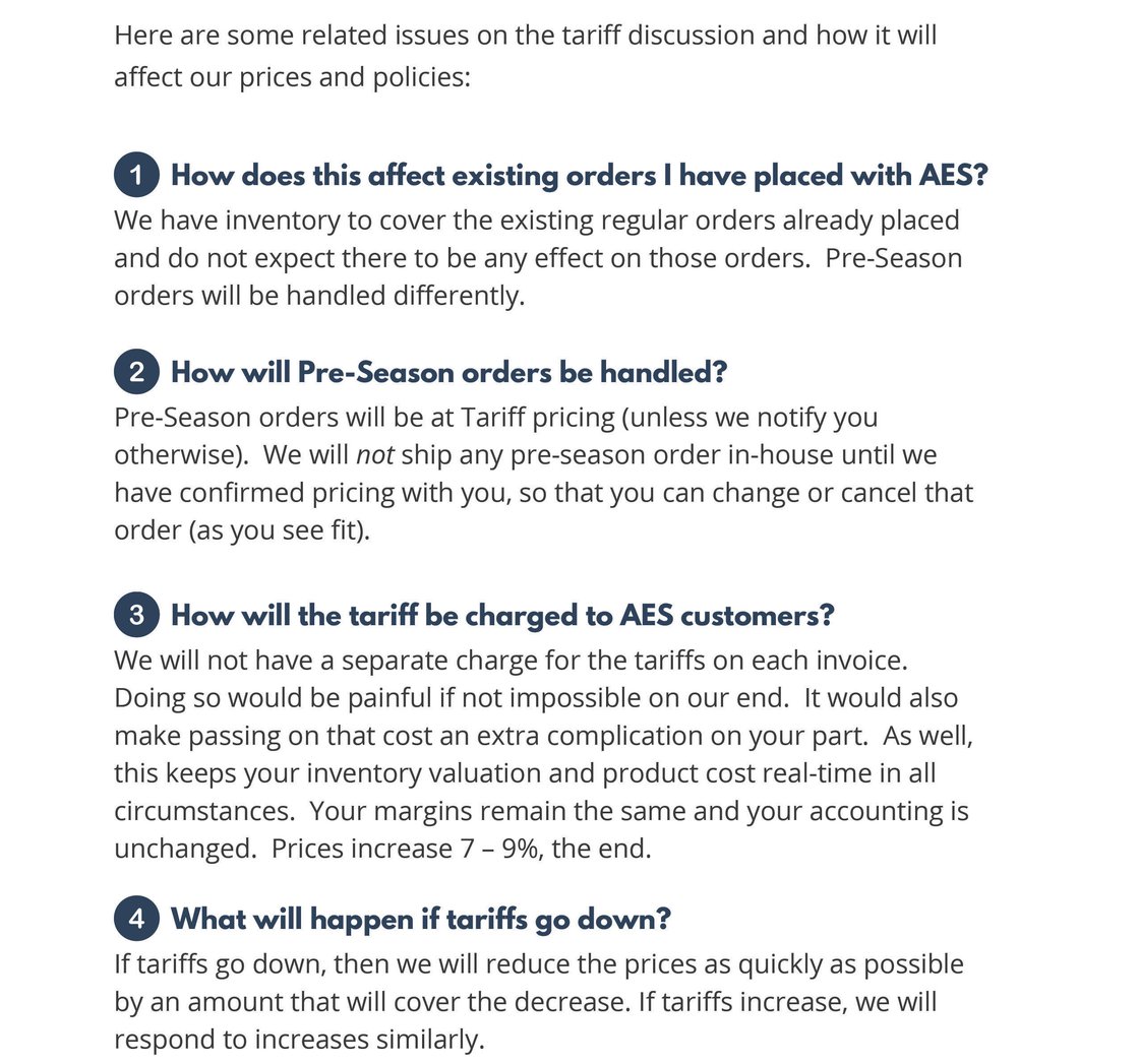 Body - Tariff Update March 2025-2-2