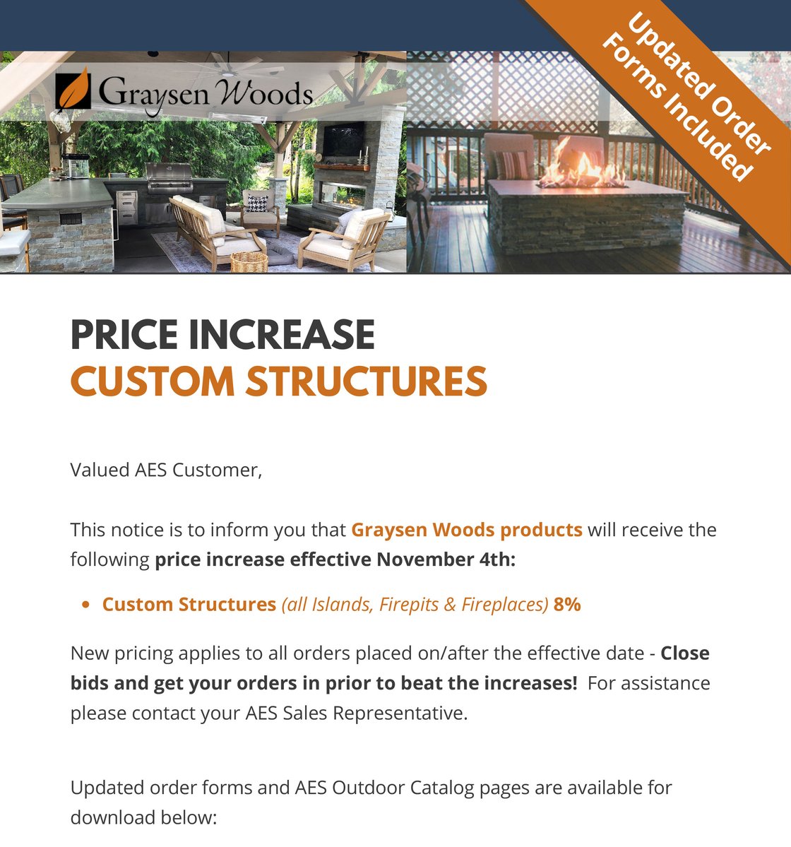 Rev2 Prc Incl Body - Price Increase Notice Graysen for 11.4
